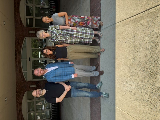 Founding board members of Peak City Land Trust in downtown Apex